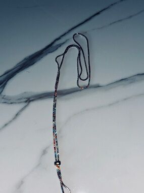 Multicolor Beaded Lariat Necklace - Women Jewelry